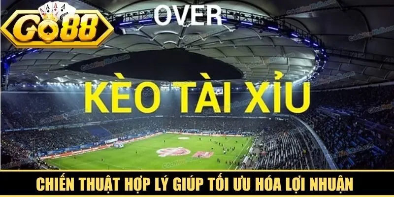 Chiến thuật hợp lý giúp tối ưu hóa lợi nhuận khi chơi kèo tài xỉu bóng đá