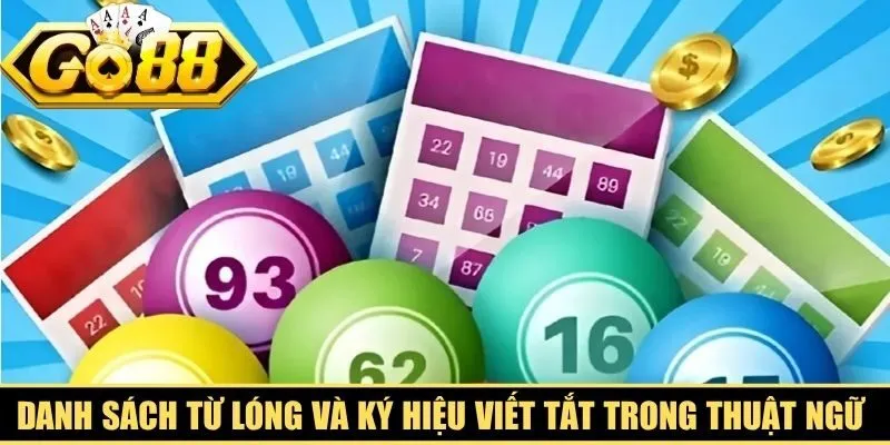 Danh sách từ lóng và ký hiệu viết tắt trong thuật ngữ lô đề